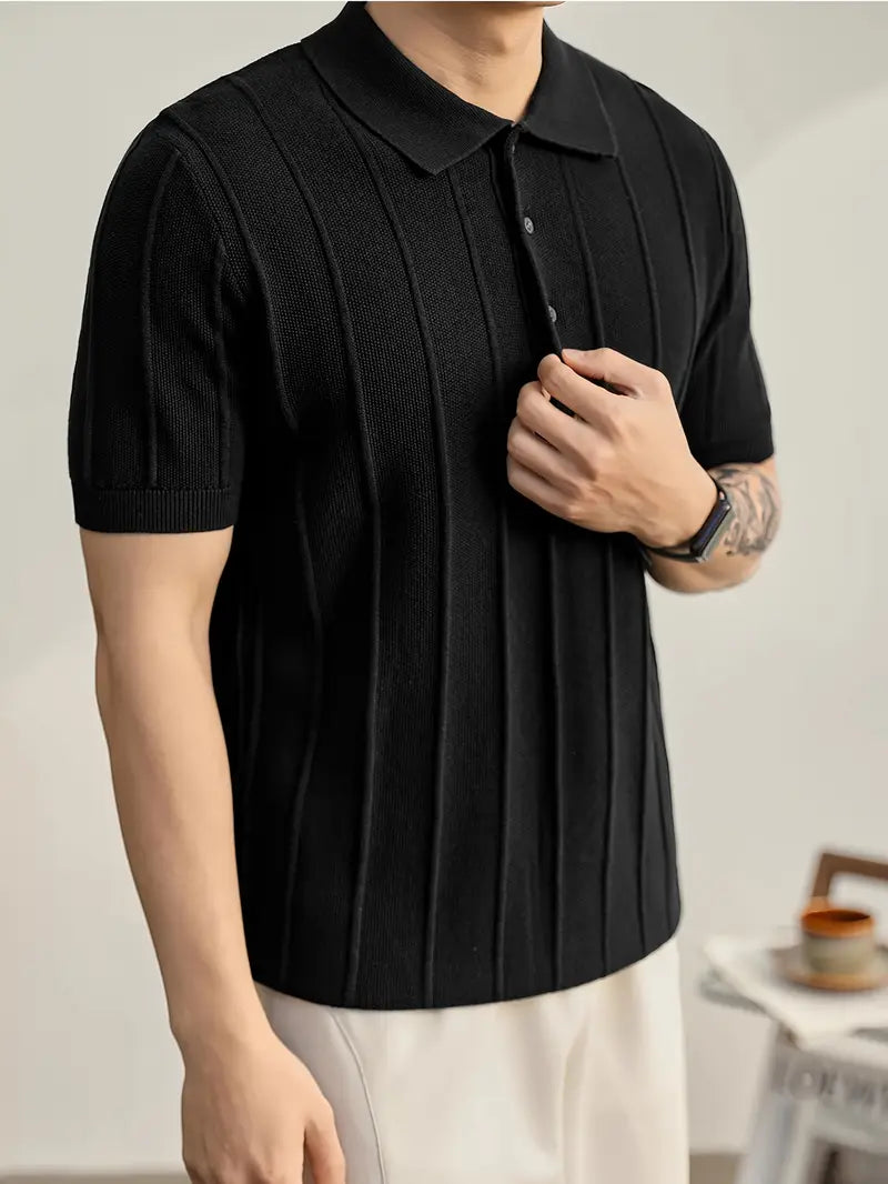 Polo de punto texturado Leo