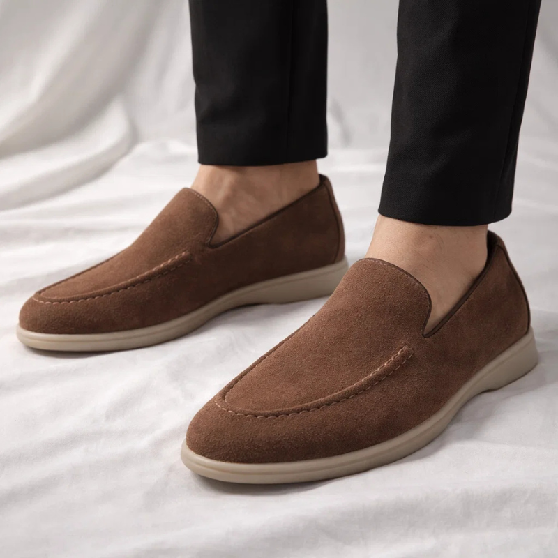 Mocasines de ante Fazio