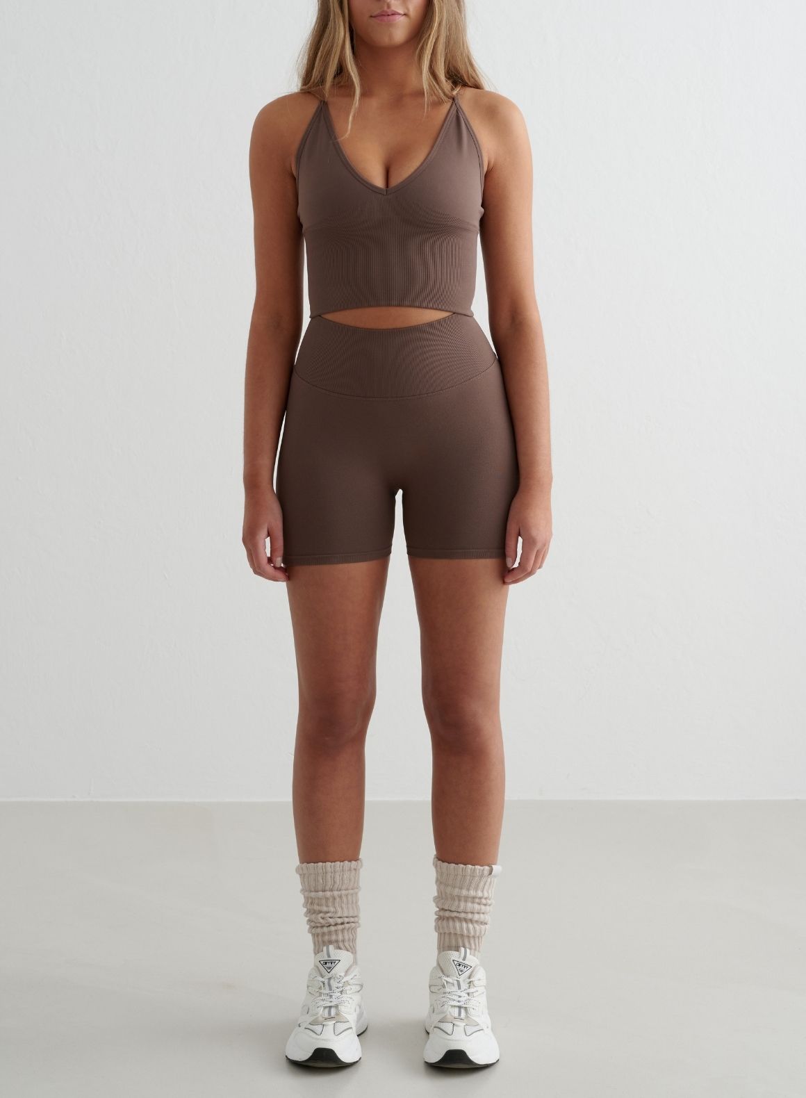Conjunto deportivo Sin Costuras y Espalda Cruzada