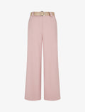 Pantalón de finas rayas irisadas - Rosa