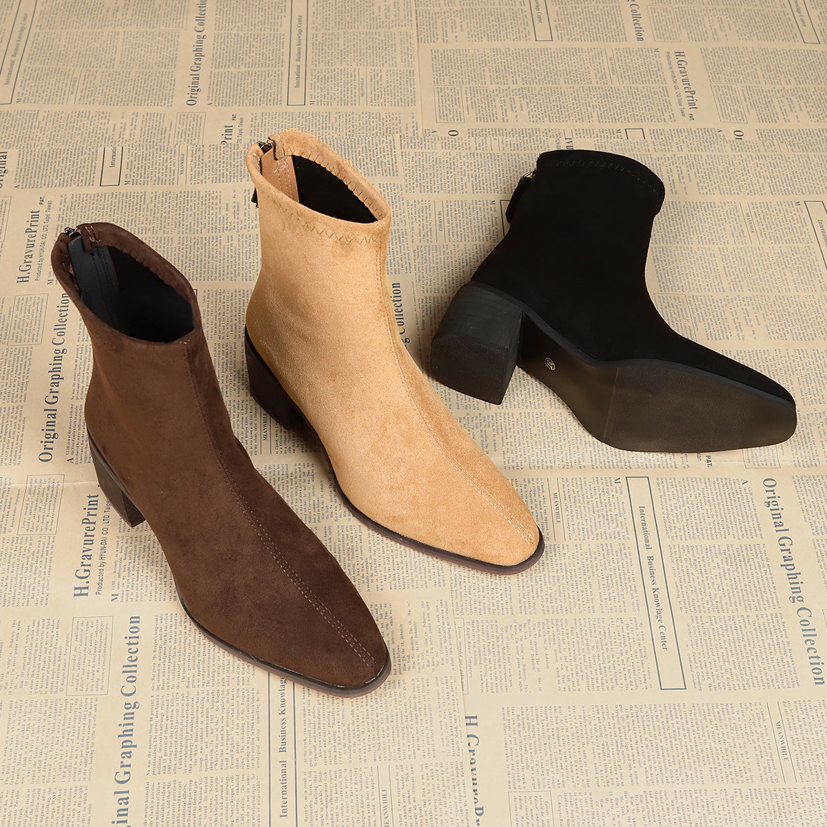Giuliana | Botas elegantes de ante