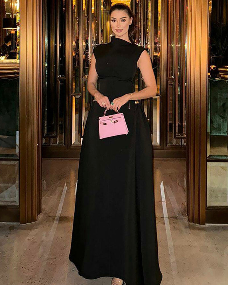 Vestido Maxi Sin Mangas Paca