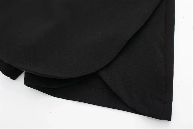 Skort Mini Asimétrico Mujer