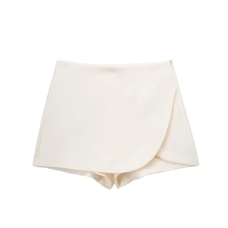 Skort Mini Asimétrico Mujer