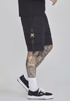 Pantalón corto de vuelo negro