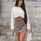 Skort Mini Asimétrico Mujer