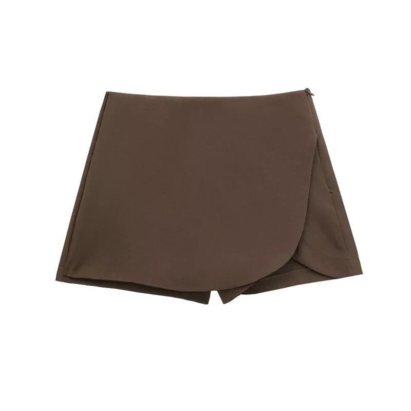 Skort Mini Asimétrico Mujer