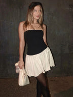 Vestido Mini Plisado Tossy