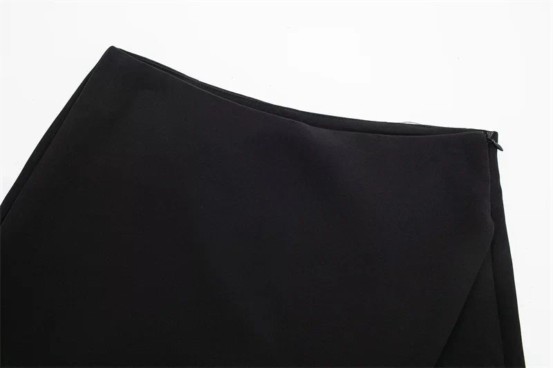 Skort Mini Asimétrico Mujer