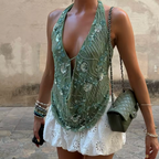 Top Halter Verde