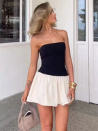 Vestido Mini Plisado Tossy
