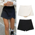 Skort Mini Asimétrico Mujer