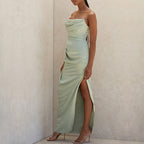 Vestido Maxi Fiesta Sin Tirantes