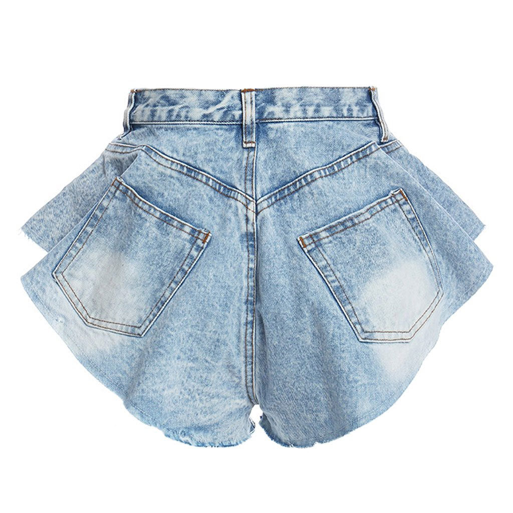 Shorts Vaqueros Cintura Alta